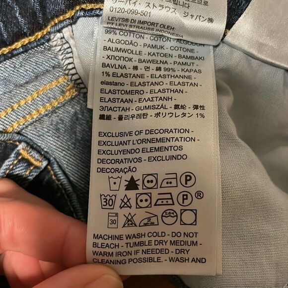 Levi’s Premium 70s High Slim Straight Jeans High Waisted 25 - Picture 9 of 10